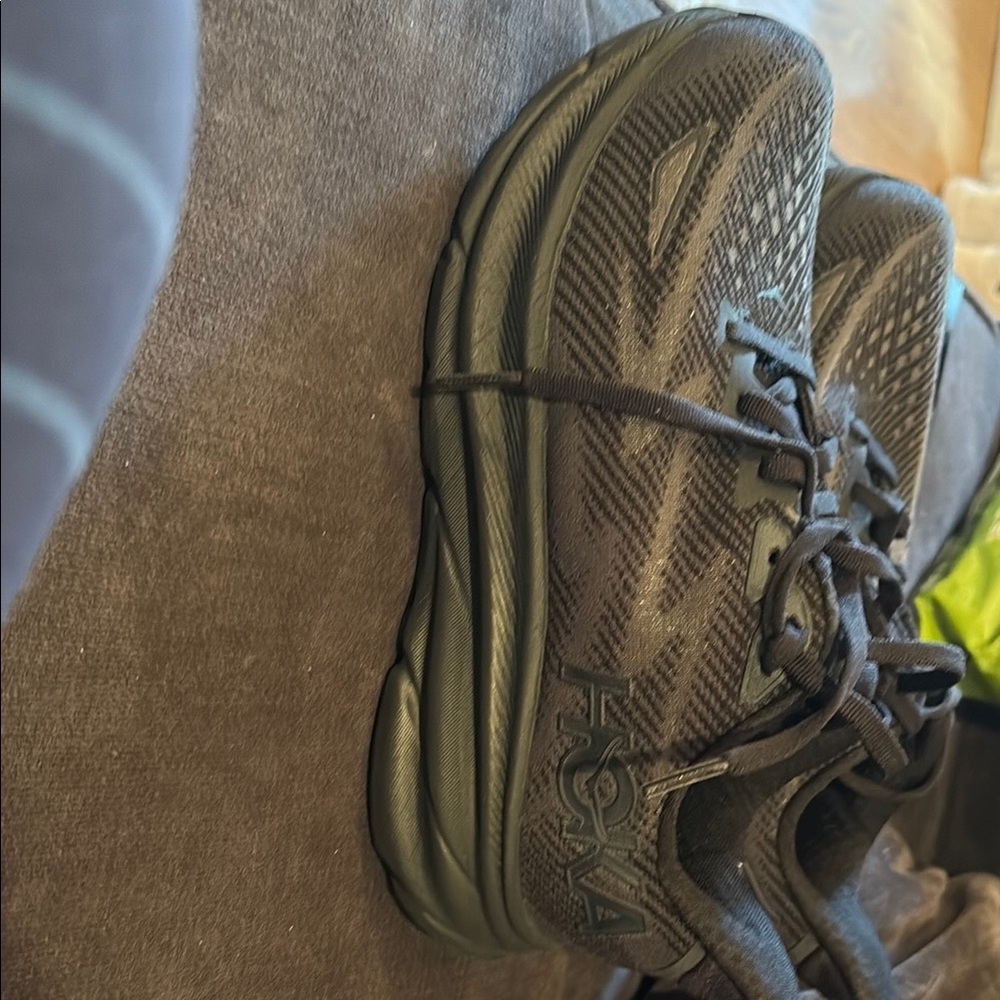 Hoka Charcoal Athletic Sneakers